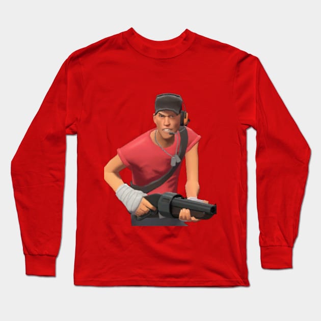 red scout in coming! Long Sleeve T-Shirt by Diabolo360